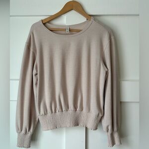 Gentle Fawn • Baby Pink Longsleeve • Size M